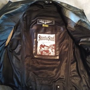 Heavy leather club vest